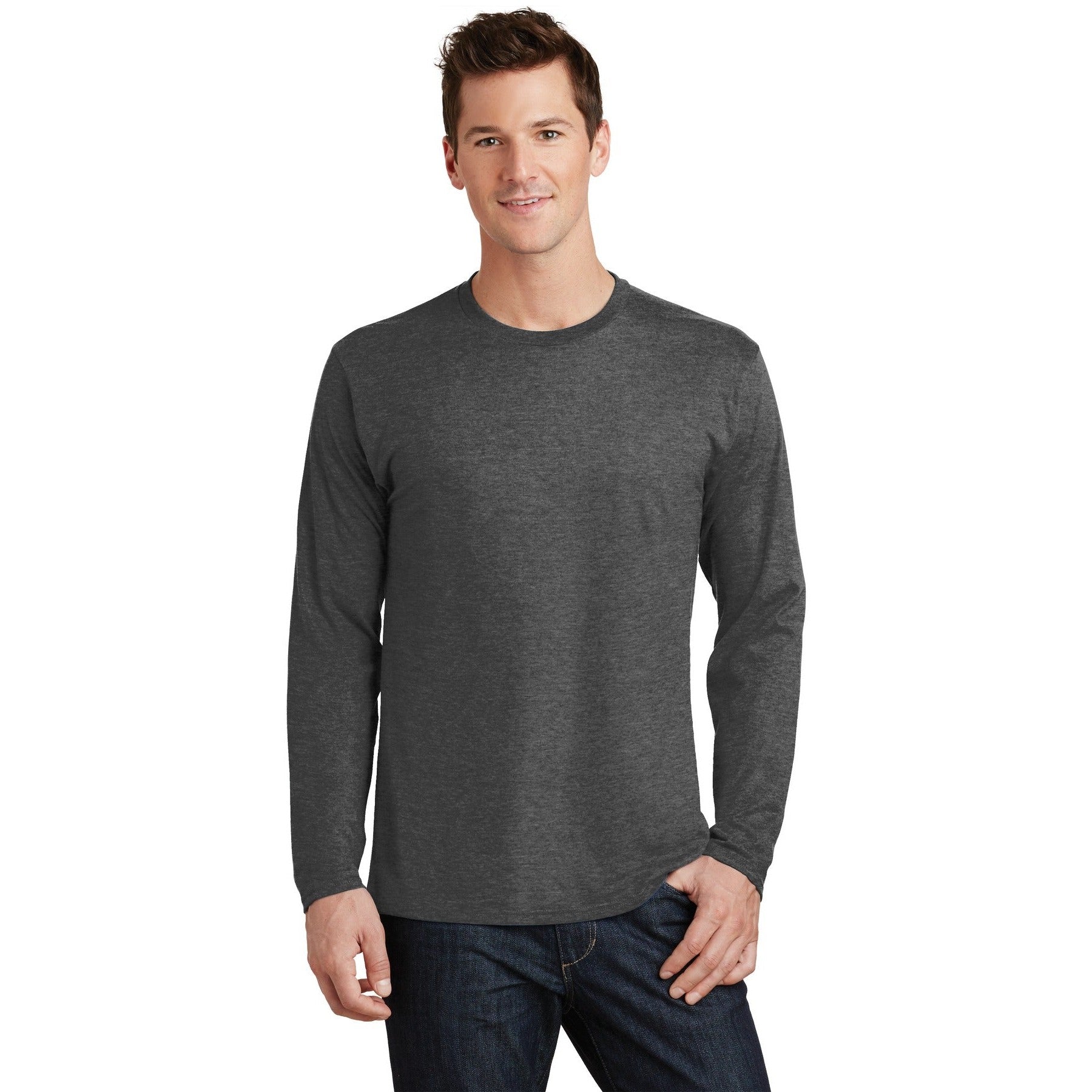 Port & Company-Port & Company® Long Sleeve Fan Favorite Tee. PC450LS-MedTech-7